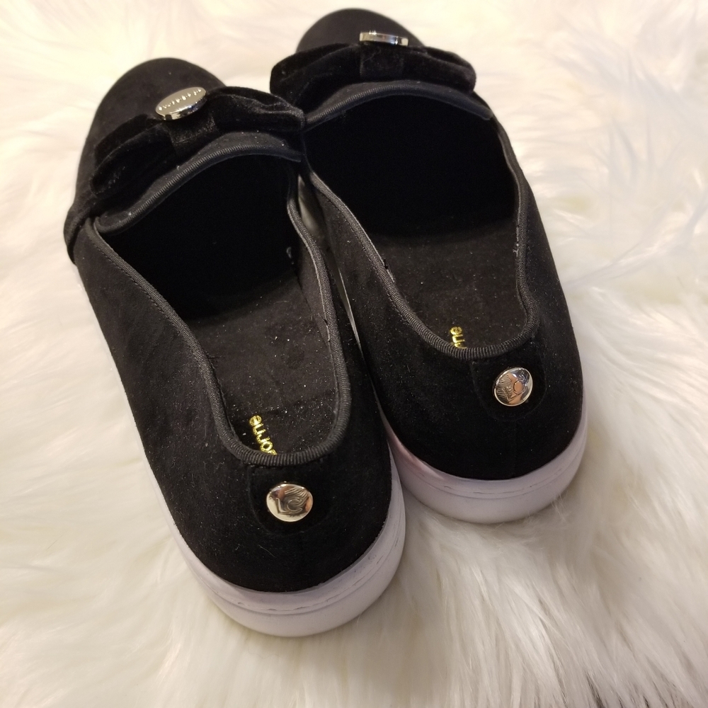 Liz Claiborne Weaver Sneakers Sz 9.5 Black - Picture 6 of 7